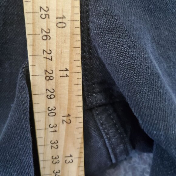 Old Navy Jeans Womens Size 14 Black High Rise Flare Ankle Denim Crop - Picture 5 of 11